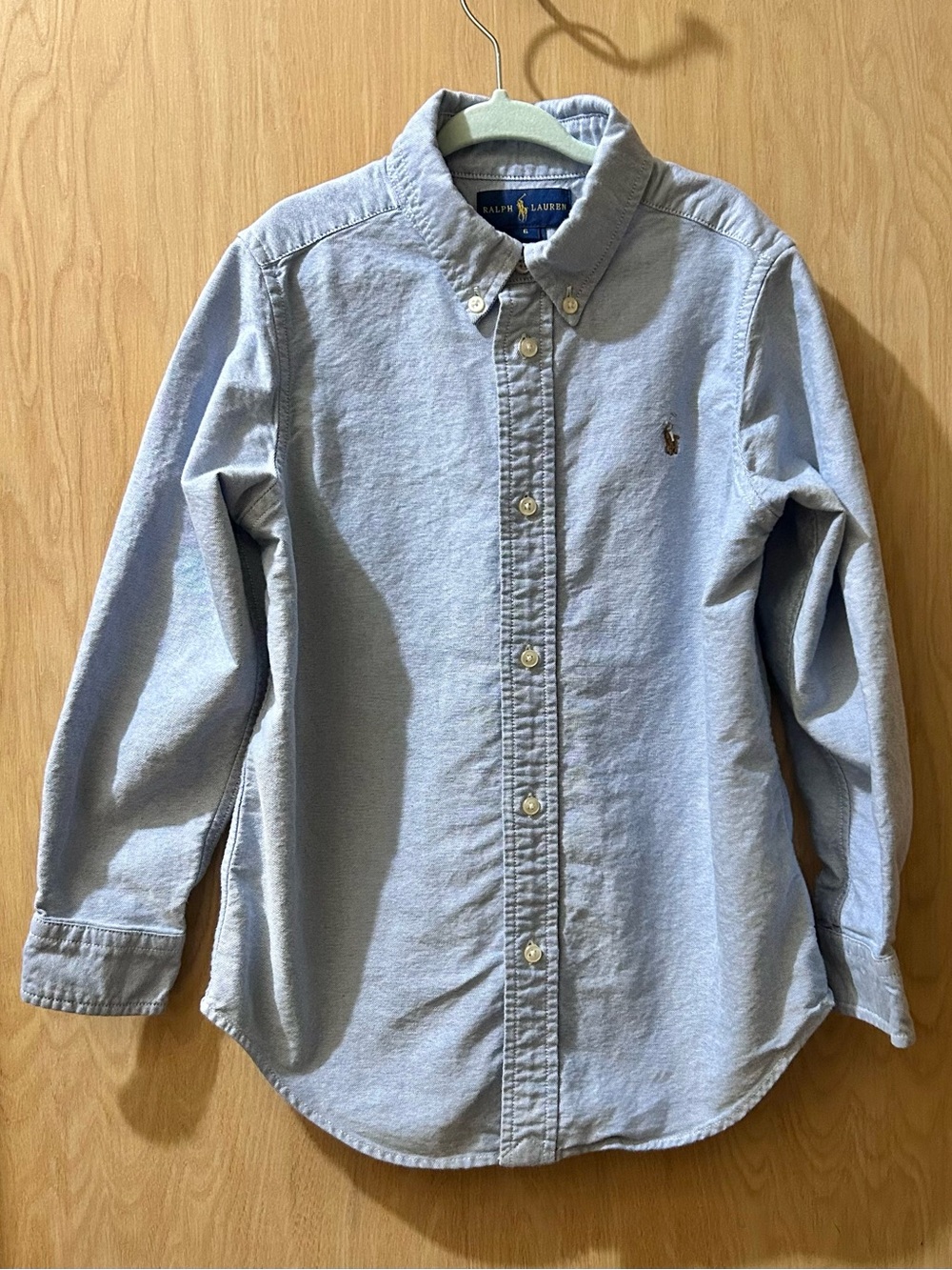 Ralph Lauren Boy’s Light Blue Button-Down Oxford Shirt